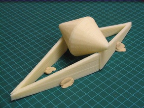 cone rolls uphill other fushigi 3d print model - Mito3D