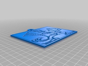 duende lithopane 2d art personalizado 3d print model - Mito3D