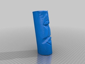 another hand carved tiki scans replicas makerbotdigitizer 3d print model - Mito3D