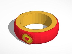hell Herz-Armband Armbänder Schmuck 3d print model - Mito3D