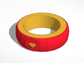 heart bracelet bracelets jewelry 3d print model - Mito3D
