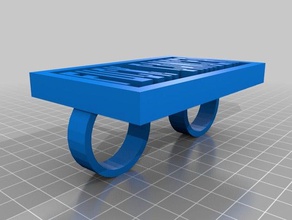 foda câncer de anel anéis personalizado 3d print model - Mito3D