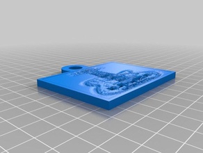 luna yaşıyor 2d sanat özelleştirilmiş 3d print model - Mito3D