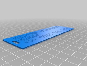 anthony luggagetag - Organisation angepasst 3d print model - Mito3D