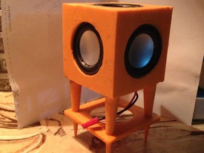 modern speaker box housing audio sixdollaftlong 3d print model - Mito3D