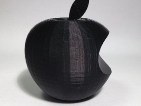apple mac logotipo sinais logotipos 3d print model - Mito3D