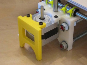 motor brace 3d printer parts printrbot 3d print model - Mito3D