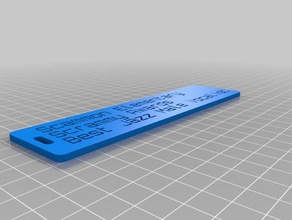 my customized customizer version luggage label organization 3d print model - Mito3D