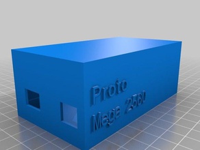 mega case proto shield parts customized 3d print model - Mito3D