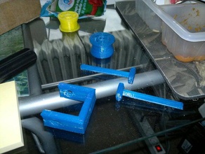 Riemenscheibe Halter hand tools Kabel-system Gang Licht Lichter spool spool-Halter supportless - Schalter nützlich 3d print model - Mito3D