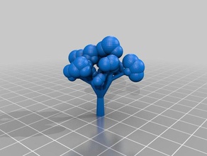 zufällige rekursive Baum andere angepasst 3d print model - Mito3D