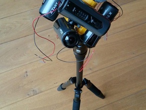 top kamera 360 derece panoramik fotoğraf çekimi 3d print model - Mito3D