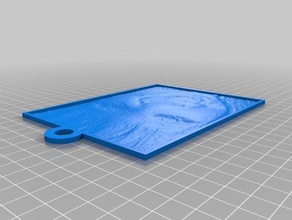 eva cara de lito 2d art personalizado 3d print model - Mito3D