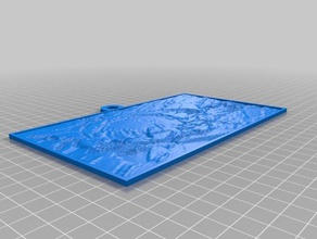 elsword raven 2 2d art customized 3d print model - Mito3D