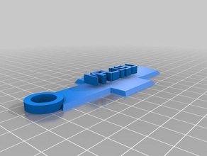 chevy malibu llavero llaveros personalizado 3d print model - Mito3D