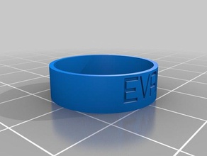 evan anel anéis personalizado 3d print model - Mito3D