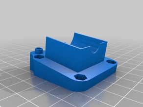 leonozzle Körper Lüfter montieren 3d Drucker Zubehör 3d print model - Mito3D