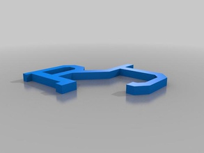 rj logo signs logos useless 3d print model - Mito3D
