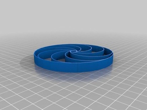 my customized parametric airless tire 100 8 5 1 10 other 3d print model - Mito3D