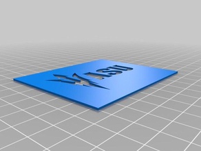 asu sun devils şablon sanat araçlar özelleştirilmiş 3d print model - Mito3D