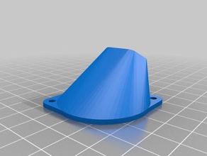 my customized fan nozzle 40mm fans 3d printer accessories 3d print model - Mito3D