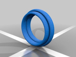 tri bundle ring accessories 3d print model - Mito3D
