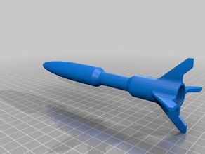 toy rocket mechanical toys 3d print model - Mito3D