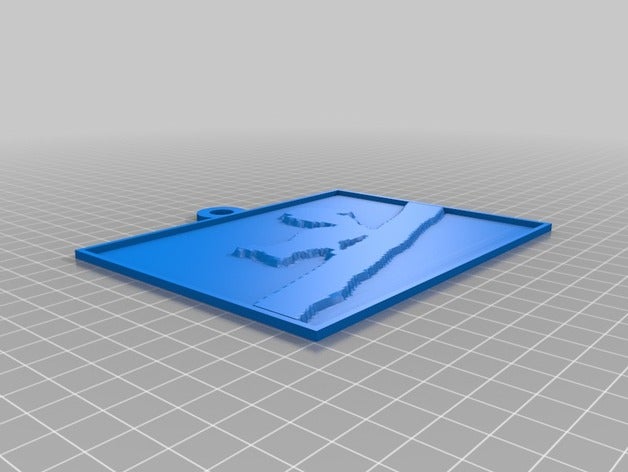 sq 2d Kunst angepasst 3D print model - Mito3D