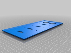 wall plate household customized 3d print model - Mito3D