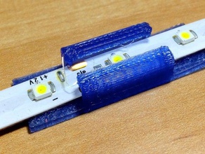 led stripe mount diy 3d print model - Mito3D