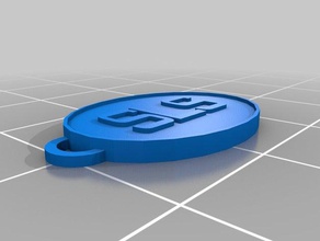 sls material key chain tag keychains customized 3d print model - Mito3D