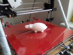 printable hipopótamo animais 3d print model - Mito3D