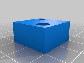 calibration block countersunk hole slot 3d printing tests 3d print model - Mito3D