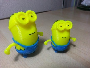 minion army divided into parts multicolor printing creatures dual extrusion 3d print model - Mito3D