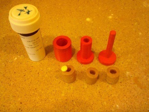 Pille Beutel animal medicine Haustiere cat Hund container 3d print model - Mito3D