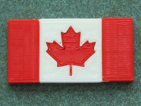 bandiera canadese oggetti di scena 123d il canada some assembly required giocattolo 3d print model - Mito3D