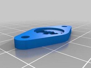 batsymbol ultimaker axis cap 3d printer parts batman 3d print model - Mito3D
