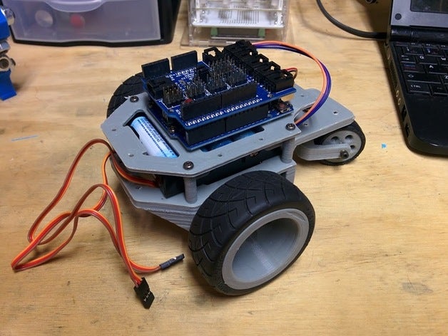 arduino robot chassis robotics printbot 3D print model - Mito3D