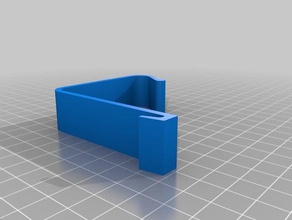bordo bianco di forma cubica gancio ufficio 3d print model - Mito3D