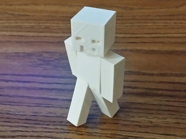 minecraft stevewith movable head arms legs other 3D print model - Mito3D