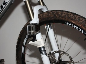 gopro vtt suspension avant mount camera bike tie zip 3d print model - Mito3D