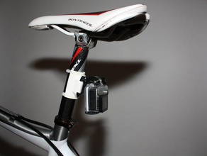 gopro tija de sillín mount camera bike mtb tie zip 3d print model - Mito3D