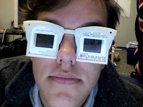 diapositiva fotográfica gafas 3d Impreso en la diversión de estilo sol 3d print model - Mito3D