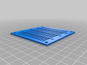 80 mm fan ızgarası 3d yazıcı parçaları 3d print model - Mito3D