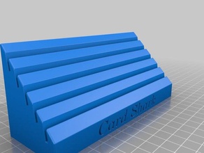 playing card holder games 3d print model - Mito3D