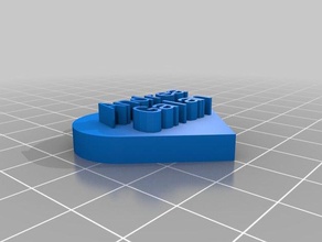 andrea heart customized 3d print model - Mito3D