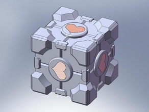 compagnon cube d'autres 3d cnc extrudeuse fave jouet bois 3d print model - Mito3D