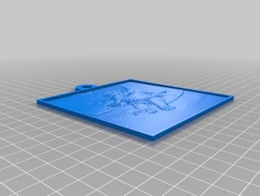 valeria 2d Kunst angepasst 3d print model - Mito3D