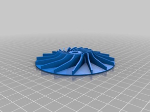 impeller engineering 3d print model - Mito3D