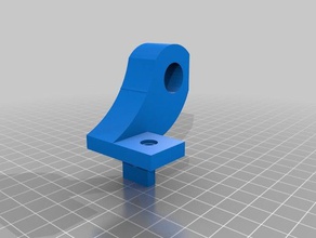 suporte do rolamento de uso interno trilho montagem 3d a impressora partes ao-100 ao-101 ao-10x lulzbot mendelmax 3d print model - Mito3D
